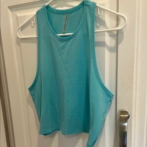 Outdoor Voices Aqua Sleeveless Top